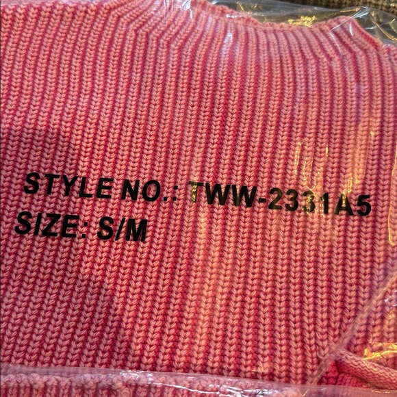 Zenana Outfitters Vibrant Pink Knit Sweater Vest 
S/M L/XL New in bag - Picture 14 of 14
